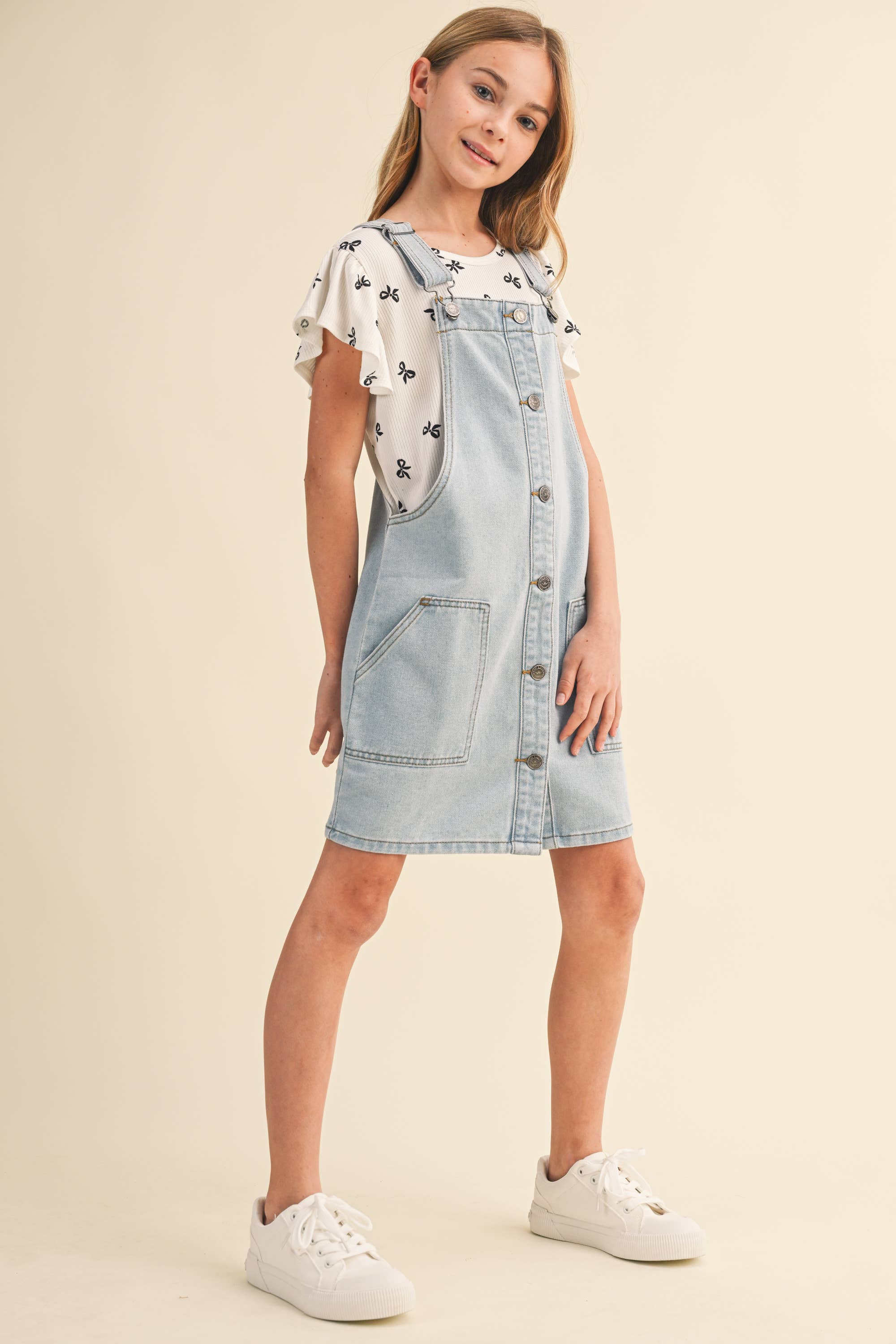 Denim Overall Dress