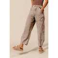 Taupe Cargo Barrel Pants