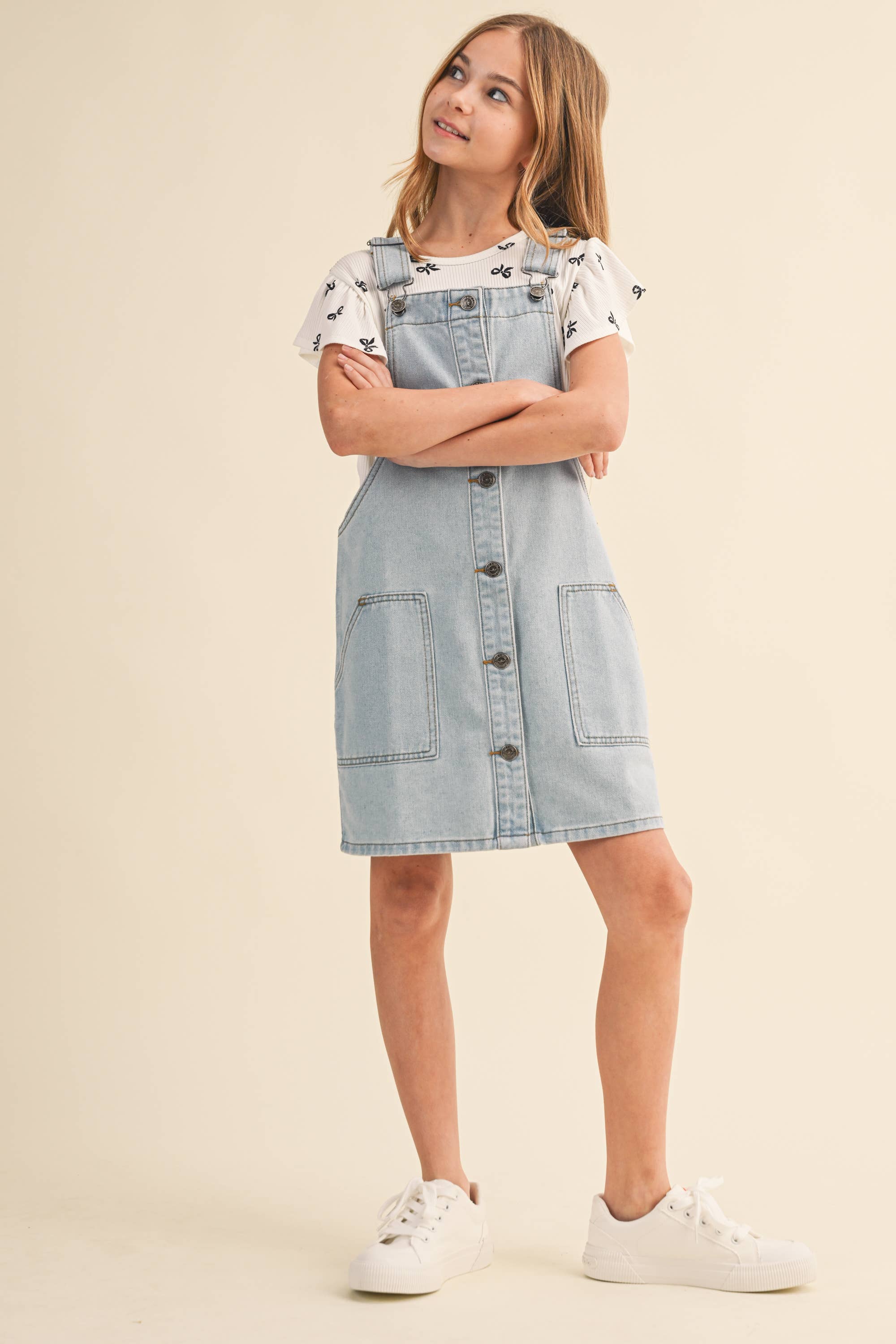 Denim Overall Dress