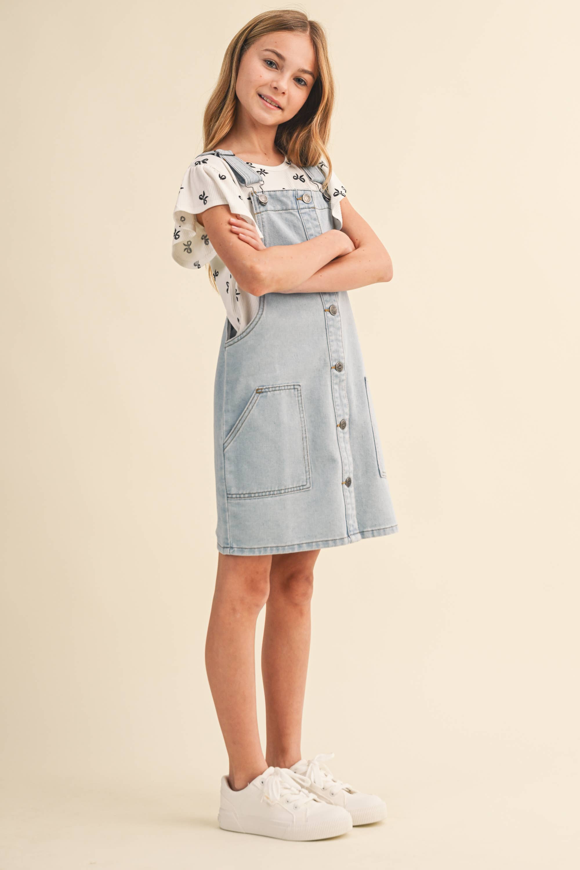 Denim Overall Dress