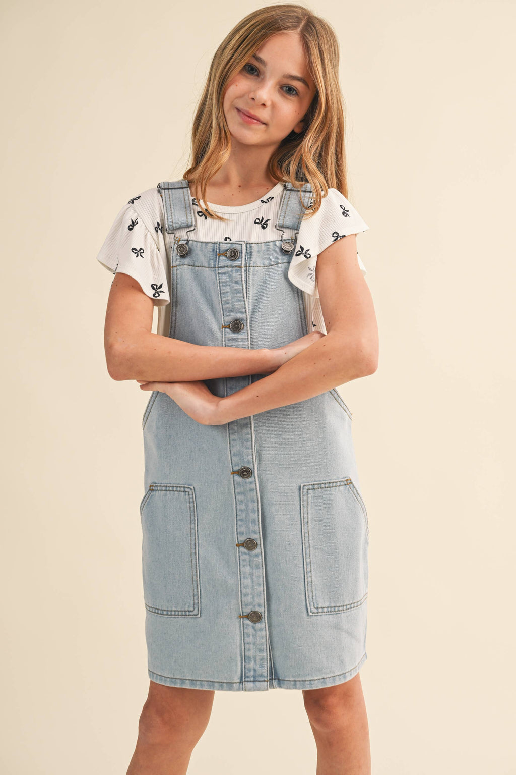 Denim Overall Dress
