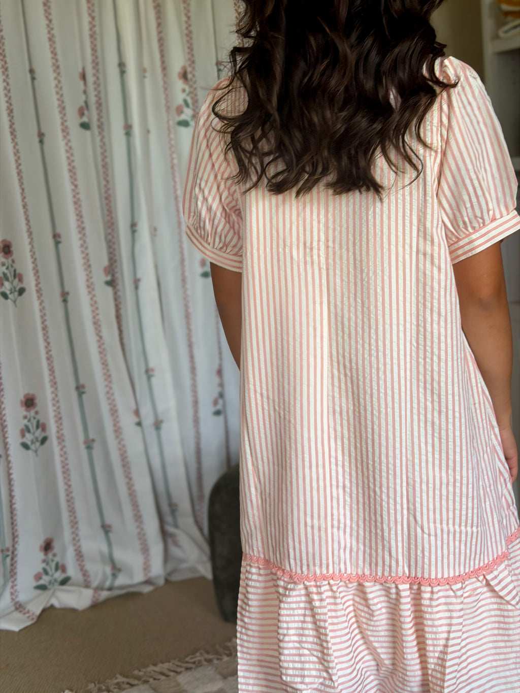 Striped Collared Dress