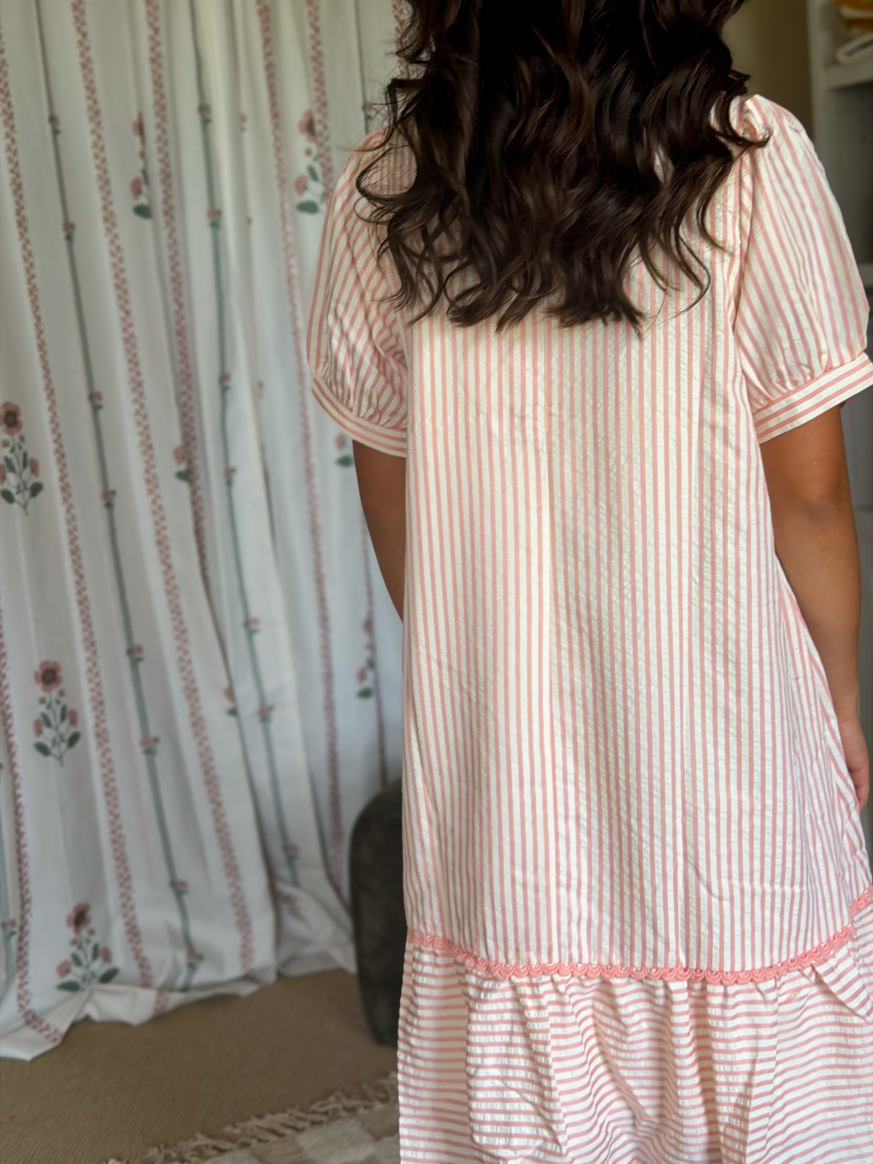 Striped Collared Dress