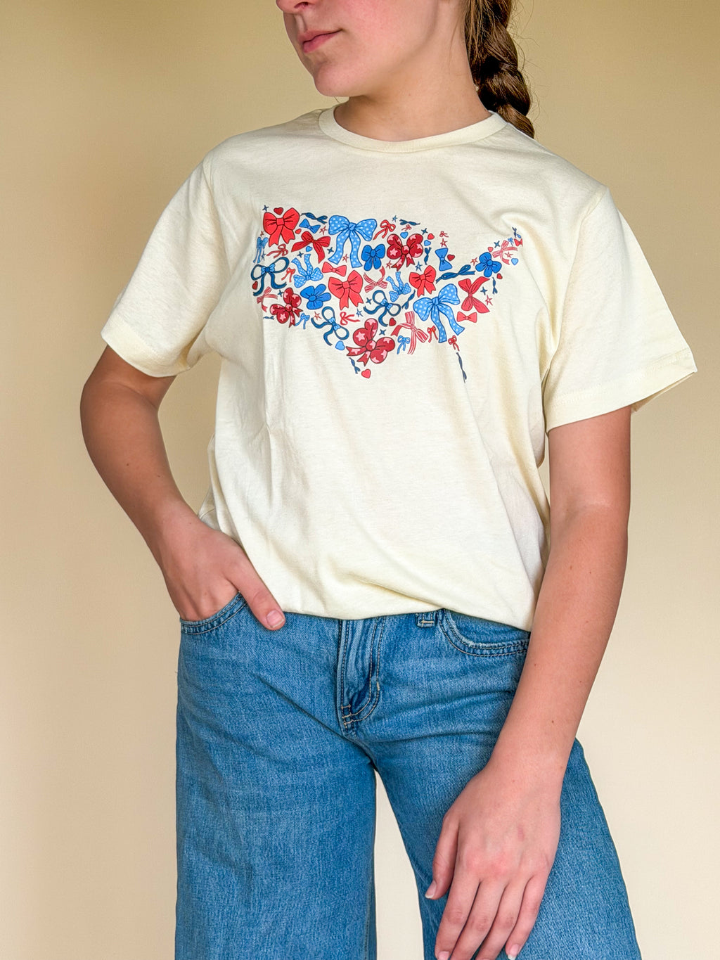 Coquette Bows America  Tee
