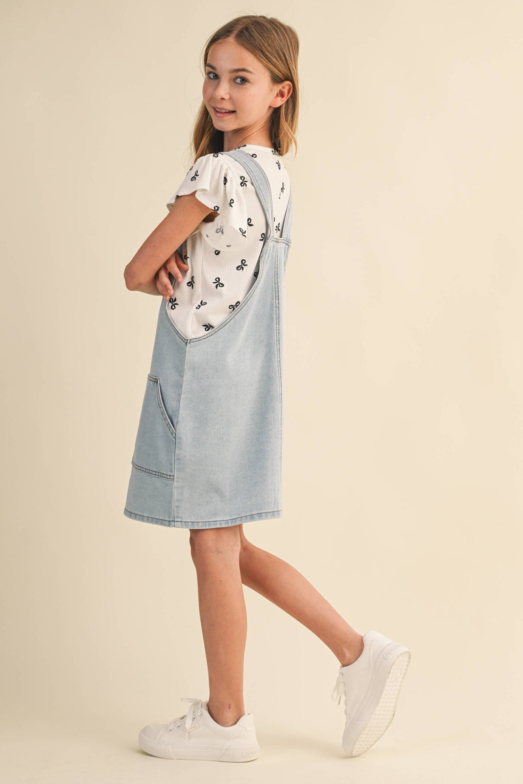 Denim Overall Dress