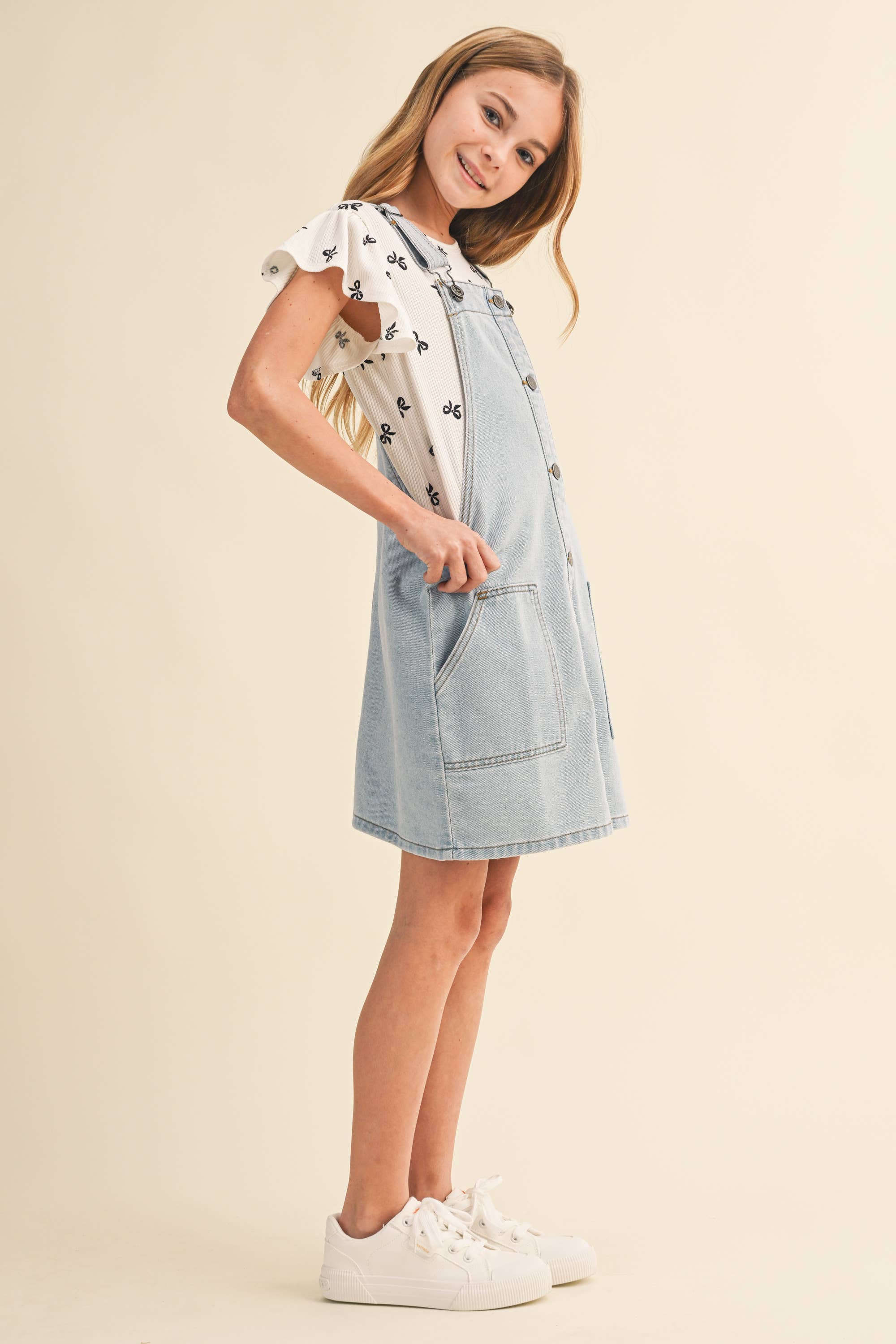 Denim Overall Dress