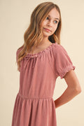 Striped Tiered Dress